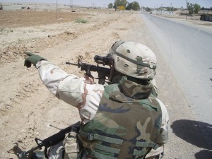 Pulling Security, Jalula Iraq 2005           